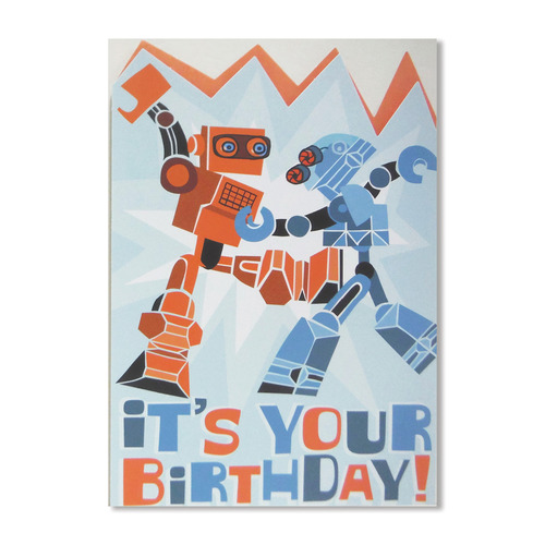 홀마크 생일 축하 카드(로봇)-WWV2127