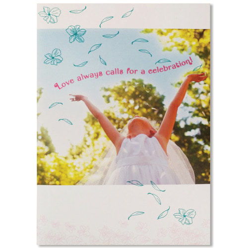 홀마크 웨딩(결혼) 축하 카드-W3613