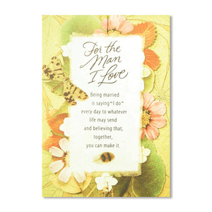 홀마크 기념일 축하 카드(꽃과 나뭇잎)-A3274