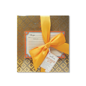 홀마크 레시피북 Neutral and Orange Recipe Book Gift Set-TOG4056